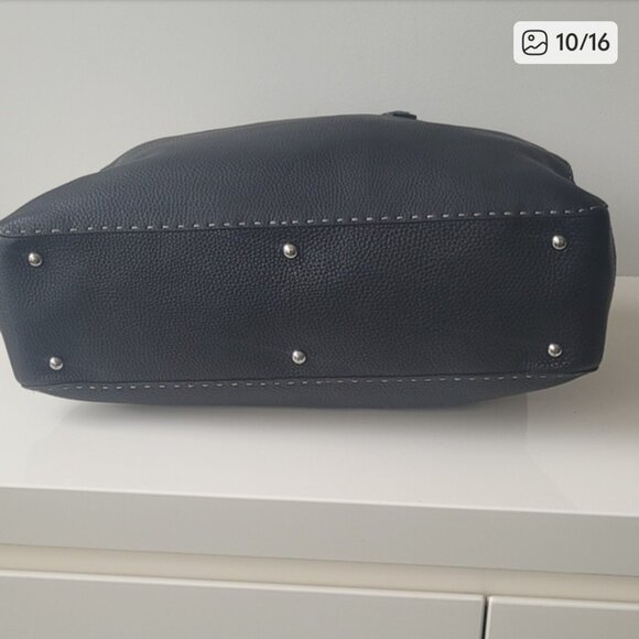 FENDI Selleria Black Leather Tote Bag - Picture 9 of 14